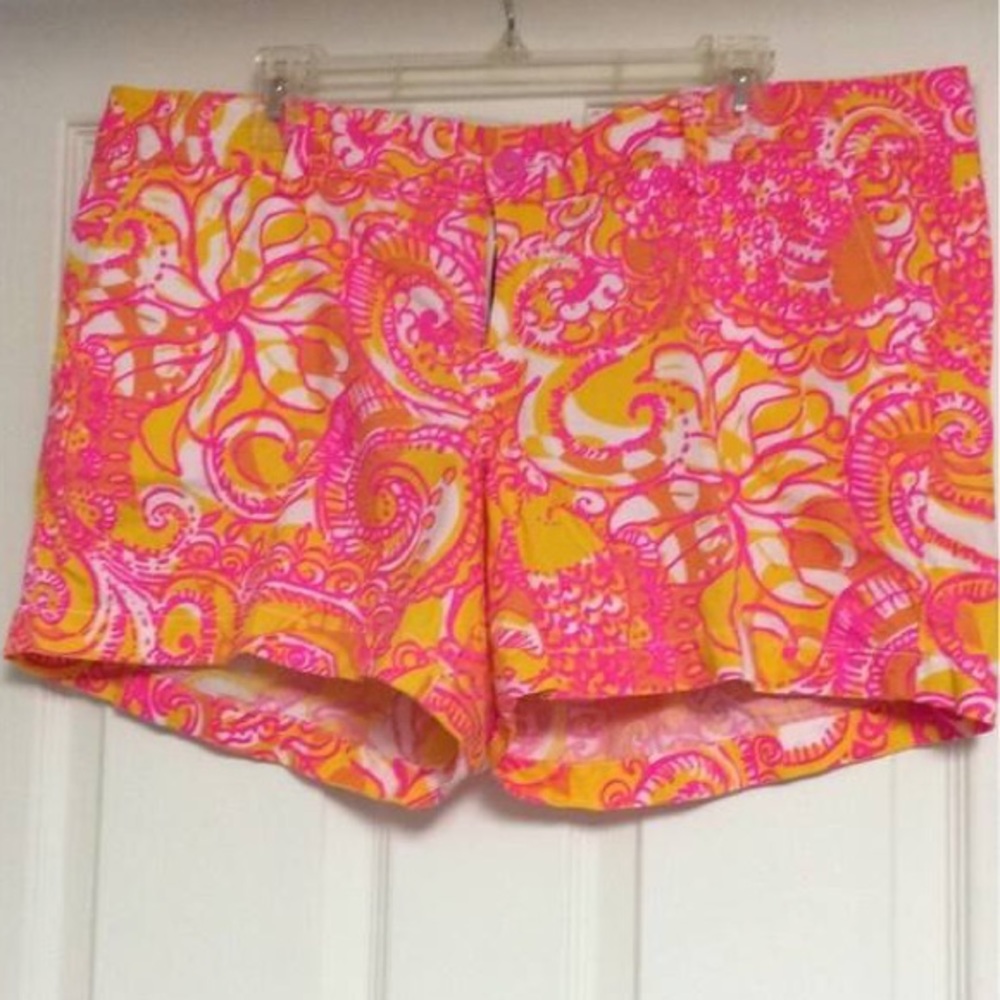 Bright colored Lilly Pulitzer shorts